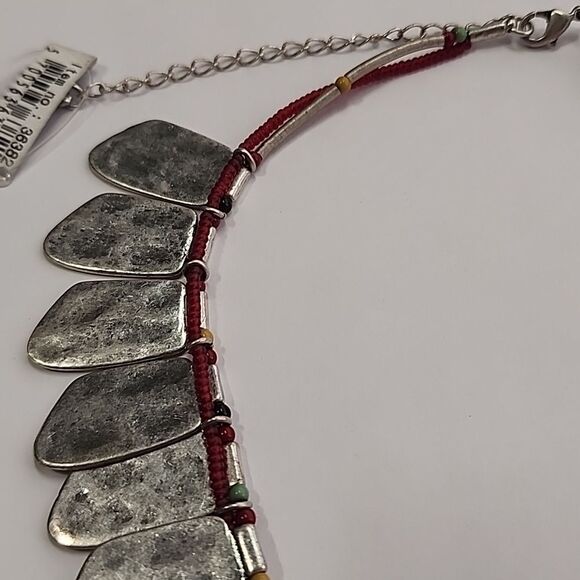 Danish Designs Pilgrim Gold Tone Pacific Islander Tribal Mask Necklace Funky! - Picture 7 of 7